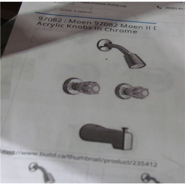 MOEN SHOWER/TUB VALVE SET