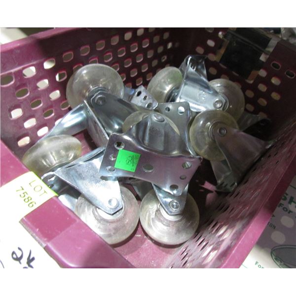 LOT OF 2 1/2 CASTORS