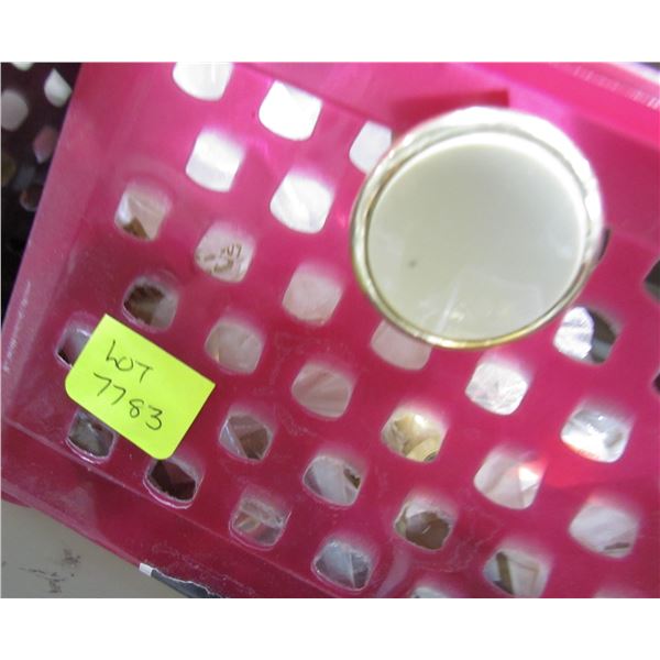 BRASS AND BONE KNOBS