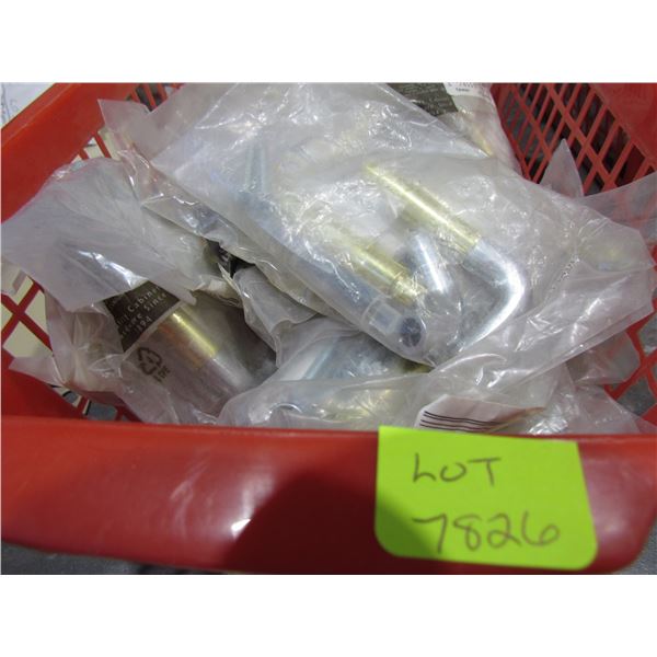 CABINET PULLS CHROME ENDS MULTIPLE INSETS IN