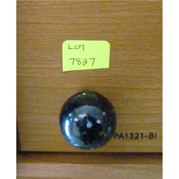 BLACK SPECKLED BALL KNOB