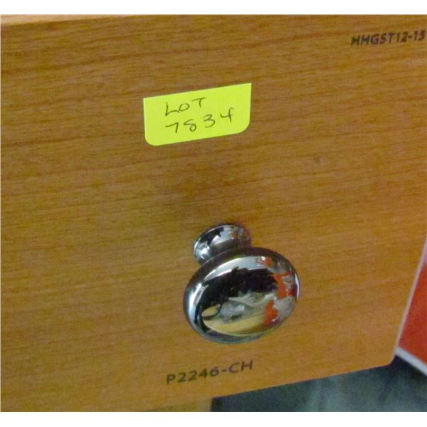 LARGE LOT OF BLACK NICKEL KNOBS