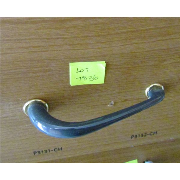 WOOD VIOLET CABINET PULLS 3 3/4