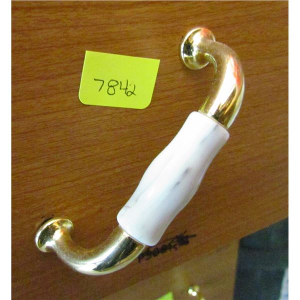 BRASS AND GREY KNOBS