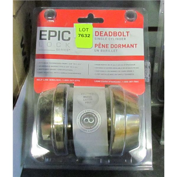 TAYMORE EPIC BRASS DEAD BOLT