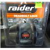 Image 1 : RAIDER BLACK DEAD BOLT