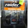 Image 1 : RAIDER BLACK DEAD BOLT