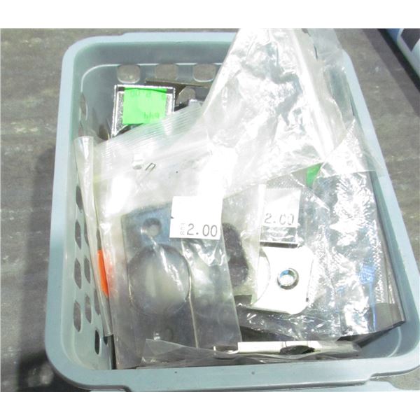 ASSORTED BACKSET PLATES AND STRIKE PLATES