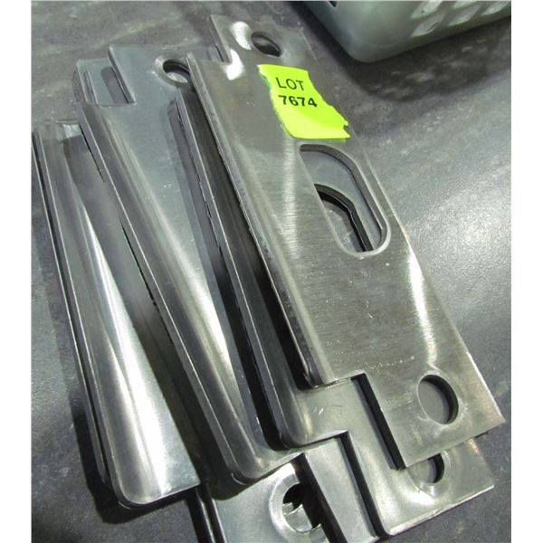 GROUP OF 6 COMMERCIAL DOOR STRIKE PLATES