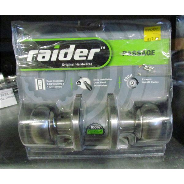 RAIDER PASSAGE KNOBS X2