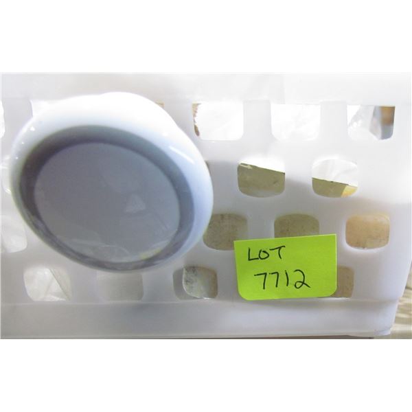 WHITE WITH GREY CABINET KNOBS