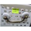 Image 1 : WHITE WITH BRASS BAIL PULLS