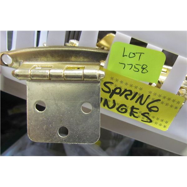 BRASS NO SPRING OVERLAY HINGES