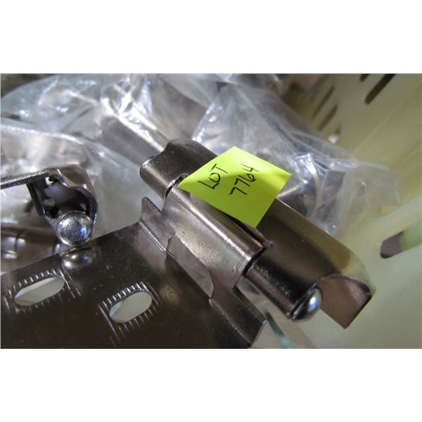 SATIN NICKEL WRAP AROUND HINGES