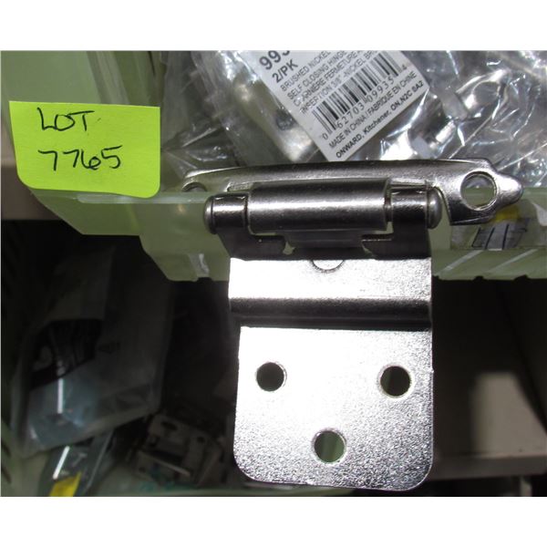BRUSH NICKEL3/8 OVERLAY HINGES
