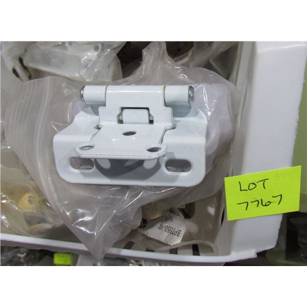 WHITE WRAP AROUND HINGES