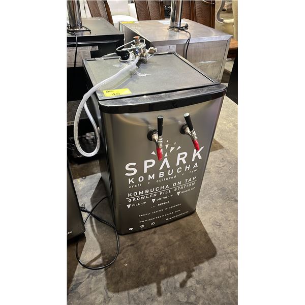 DANBY 2-TAP DOOR KEGERATOR WITH CONTENTS