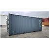 Image 3 : 20FT DARK GREY SHIPPING CONTAINER WITH FRONT DOUBLE CAM LOCK DOOR 8'6" X 8' X 20' XHCU282230