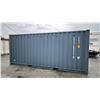 Image 3 : 20FT DARK GREY SHIPPING CONTAINER WITH FRONT DOUBLE CAM LOCK DOOR 8'6" X 8' X 20' XHCU282225