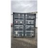 Image 2 : 20FT DARK GREY SHIPPING CONTAINER WITH FRONT DOUBLE CAM LOCK DOOR 8'6" X 8' X 20' XHCU282220