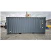 Image 3 : 20FT DARK GREY SHIPPING CONTAINER WITH FRONT DOUBLE CAM LOCK DOOR 8'6" X 8' X 20' XHCU282220