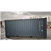 Image 3 : 20FT DARK GREY SHIPPING CONTAINER WITH FRONT DOUBLE CAM LOCK DOOR 8'6" X 8' X 20' XHCU282224