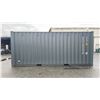 Image 3 : 20FT DARK GREY SHIPPING CONTAINER WITH FRONT DOUBLE CAM LOCK DOOR 8'6" X 8' X 20' XHCU282206