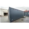 Image 3 : 20FT DARK GREY SHIPPING CONTAINER WITH FRONT DOUBLE CAM LOCK DOOR 8'6" X 8' X 20' XHCU282221