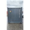 Image 4 : 20FT DARK GREY SHIPPING CONTAINER WITH FRONT DOUBLE CAM LOCK DOOR 8'6" X 8' X 20' XHCU282221
