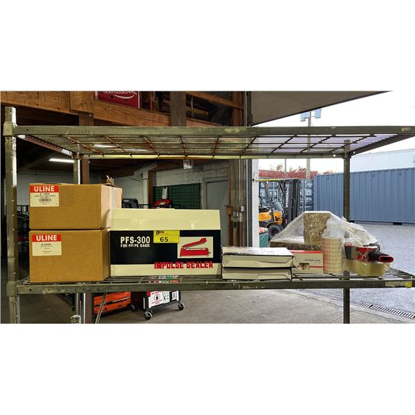 PFS-300 IMPULSE SEALER, ULINE BAGS, LABELS, TAPE & MORE
