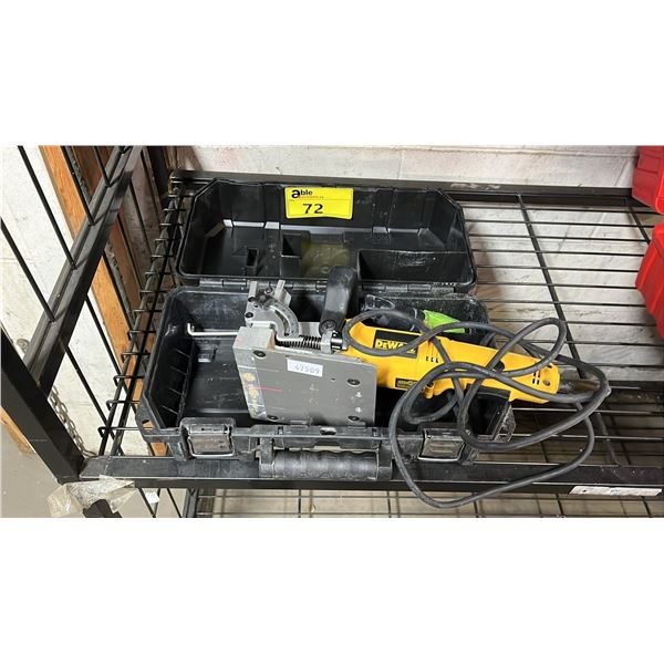DEWALT DW682 BISCUIT JOINER KIT IN A HARD TRANSPORT CASE