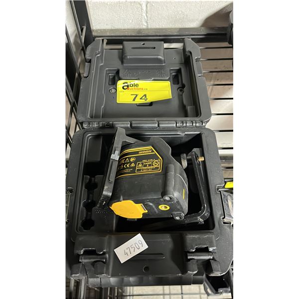 DEWALT DW088 LASER LEVEL IN A HARD TRANSPORT CASE