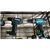 Image 3 : SHELF OF ASSORTED CORDLESS MAKITA DRILLS *NO BATTERIES*