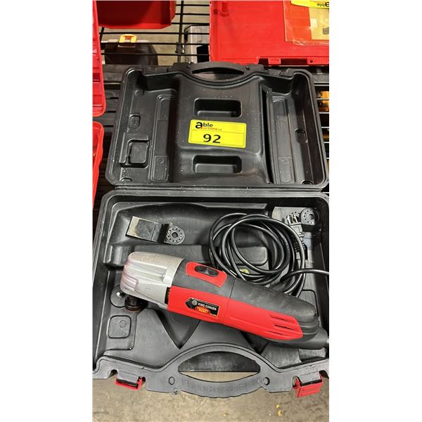 KING CANADA ELECTRIC OSCILLATING MULTI TOOL IN A HARD TRANSPORT CASE