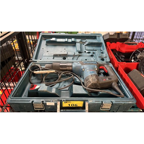 BOSCH RH540M ELECTRIC COMBINATION HAMMER DRILL IN A HARD TRANSPORT CASE *CORD HAS BEEN REPAIRED*