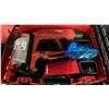 Image 2 : HILTI BX 3 CORDLESS NAILER WITH BATTERY & CHARGER IN A HARD TRANSPORT CASE
