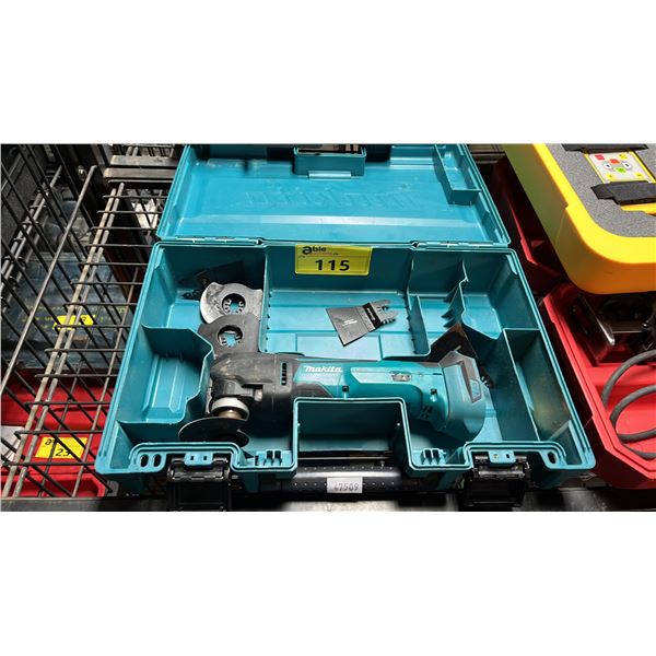 MAKITA DTM51 CORDLESS MULTI TOOL IN A HARD TRANSPORT CASE *NO BATTERY*