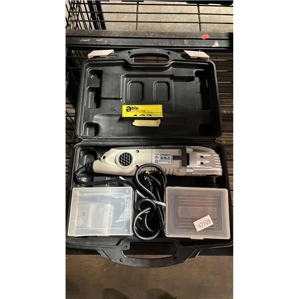 ROK ELECTRIC OSCILLATING MULTI TOOL IN A HARD TRANSPORT CASE