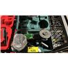 Image 1 : HITACHI G12SR3 ELECTRIC ANGLE GRINDER WITH GRINDING DISCS IN A HARD TRANSPORT CASE