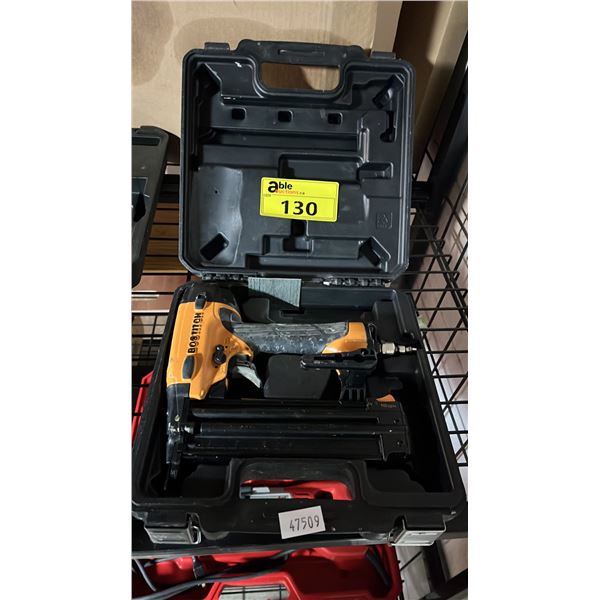 BOSTITCH PNEUMATIC BRAD NAILER IN A HARD TRANSPORT CASE