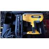 Image 2 : DEWALT CORDLESS NAIL GUN WITH CHARGER IN A HARD TRANSPORT CASE *NO BATTERY*