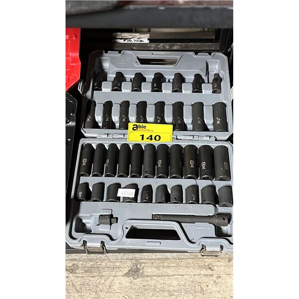 MAXIMUM SOCKET SET IN A HARD TRANSPORT CASE