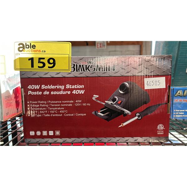 (2) MR.BLACKSMITH 40W SOLDERING STATIONS