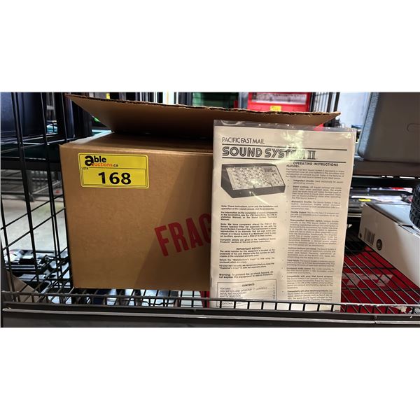 PACIFIC FAST MAIL SOUND SYSTEM 2