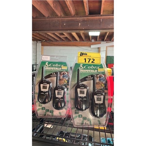 COBRA 14 CHANNEL WALKIE TALKIES