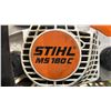 Image 2 : STIHL MS180C GAS POWERED CHAIN SAW WITH BLADE COVER