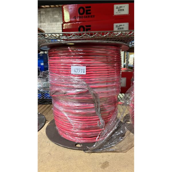 300 M SPOOL OF DECA CABLES FAS 105 RED WIRE