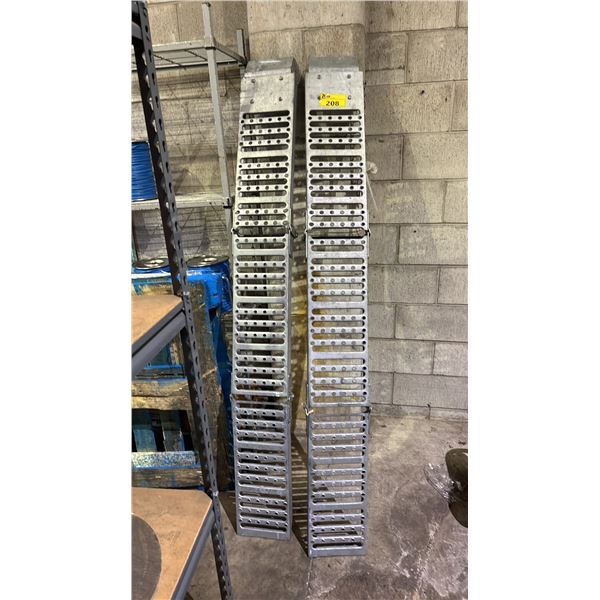 PAIR OF ERICKSON TRI-FOLD STEEL RAMPS