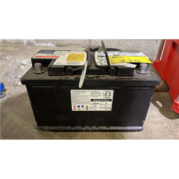 MERCEDES BENZ BATTERY 12V/80AH 0019828108