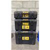 Image 1 : DEWALT TOUGH STYSTEM 2.0 3-PIECE MODULAR ROLLING TOOL BOX TOWER